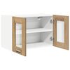 vidaXL Armoire suspendue Riga 2 pcs Ch&ecirc;ne artisanal 60 x 31 x 40 cm