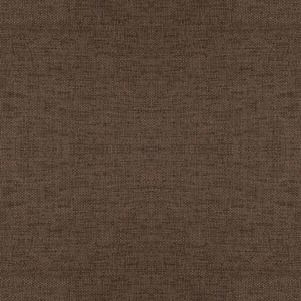 vidaXL Tabouret avec pieds en bois Marron Tissu