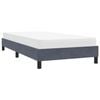 vidaXL Cadre de lit sans matelas gris fonc&eacute; 100x220 cm velours