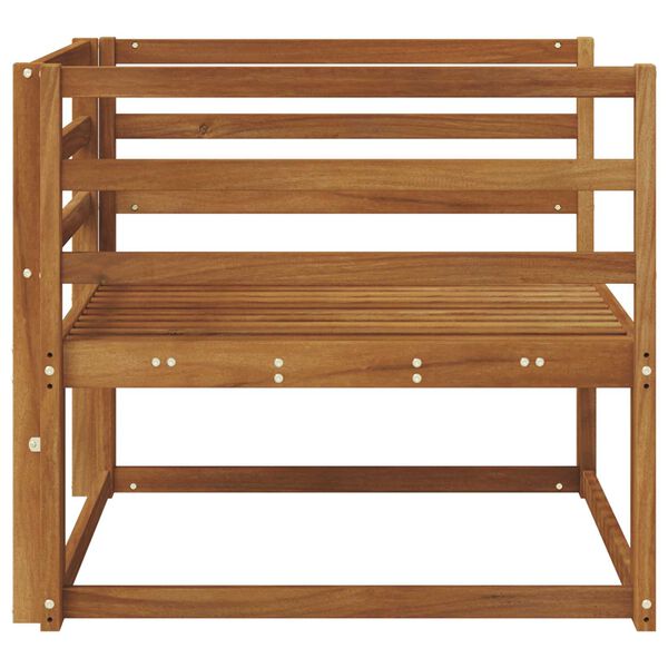 vidaXL Sofa de milieu ext&eacute;rieur Bois d'Acacia Massif Naturel