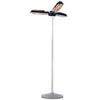 Sunred Chauffage pour parasol 2000 W Halog&egrave;ne Noir et argent&eacute; PH10