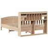 vidaXL Lit biblioth&egrave;que sans matelas 150x200 cm bois massif de pin