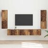 vidaXL Ensemble meuble TV 4 pcs Bois ancien Bois d'ing&eacute;nierie