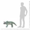 vidaXL Jouet en peluche Dinosaure Tric&eacute;ratops Vert XXL