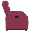 vidaXL Fauteuil inclinable Rouge bordeaux Velours