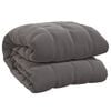 vidaXL Couverture lest&eacute;e Gris 152x203 cm 11 kg Tissu
