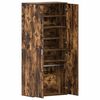 vidaXL Cabinet &agrave; chaussures avec &eacute;tag&egrave;re Ch&ecirc;ne fum&eacute; 80 x 39 x 178 cm
