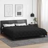 vidaXL Duvet d'hiver Noir et anthracite 220 x 240 cm Microfibre