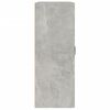 vidaXL Armoire murale suspendue Gris béton 69,5x32,5x90 cm
