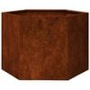 vidaXL Jardini&egrave;re Rouill&eacute; 60x60x45 cm Acier corten