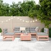 vidaXL Salon de jardin 6 pcs bois massif sapin de douglas