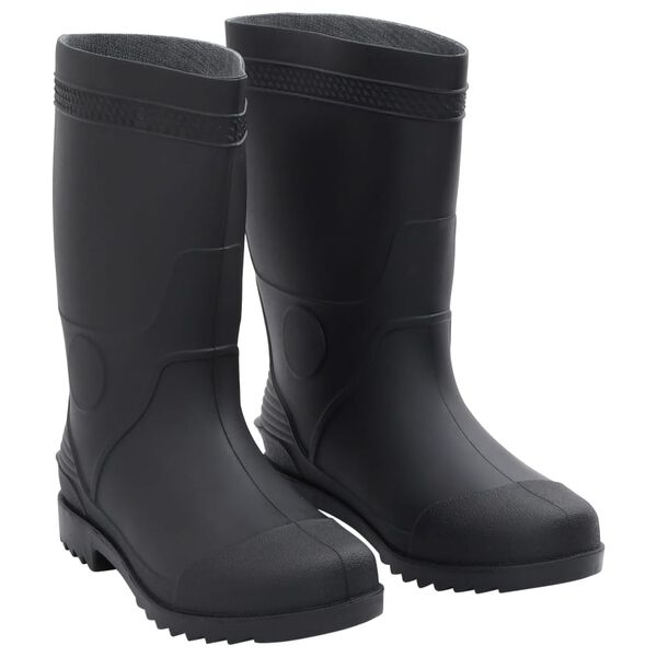 vidaXL Bottes de pluie noir taille 41 PVC