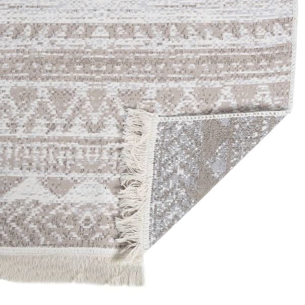 vidaXL Tapis Beige 80x150 cm Coton