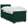 vidaXL Sommier &agrave; lattes de lit avec matelas Vert fonc&eacute; 90x190 cm
