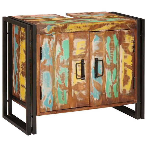 vidaXL Meuble sous-vasque de salle de bain avec porte