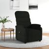 vidaXL Fauteuil inclinable &eacute;lectrique Noir Tissu
