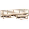 vidaXL Salon de jardin 5 pcs bois de pin massif