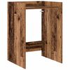 vidaXL Armoire pour machine &agrave; laver Bois ancien 67,5 x 62 x 97 cm