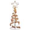 vidaXL Sapin de No&euml;l &agrave; LED avec boules 80 LED blanc chaud 120 cm