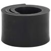 vidaXL Bordure en caoutchouc de chasse-neige noir 120x10x1 cm