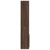 vidaXL Buffet haut 63x33x180 cm ch&ecirc;ne marron bois d'ing&eacute;nierie