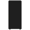vidaXL Armoire de rangement Noir 40 x 48 x 105 cm Bois d'ingénierie