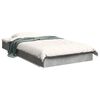 vidaXL Cadre de lit sans matelas gris b&eacute;ton 90x190 cm