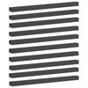 vidaXL Profil&eacute; de recouvrement de jardin 10 pc 100 x 6 x 5 cm Acier