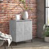 vidaXL Buffet gris béton 60x35x70 cm bois d'ingénierie