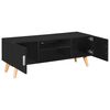 vidaXL Meuble TV Noir 120x40x46 cm MDF