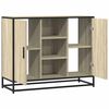 vidaXL Buffet chêne sonoma 92x35x76 cm bois d'ingénierie