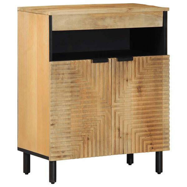 vidaXL Buffet marron 60x33x75 cm bois massif de manguier