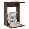 vidaXL Table d'appoint Ch&ecirc;ne fum&eacute; 40 x 38 x 62,5 cm Bois d'ing&eacute;nierie