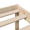 vidaXL Lit bibliothèque sans matelas 180x200 cm bois massif de pin
