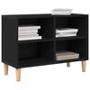 vidaXL Meuble TV Ch&ecirc;ne noir 69,5 x 30 x 50 cm Bois d'ing&eacute;nierie