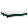vidaXL Cadre de lit sans matelas vert fonc&eacute; 180x200 cm velours