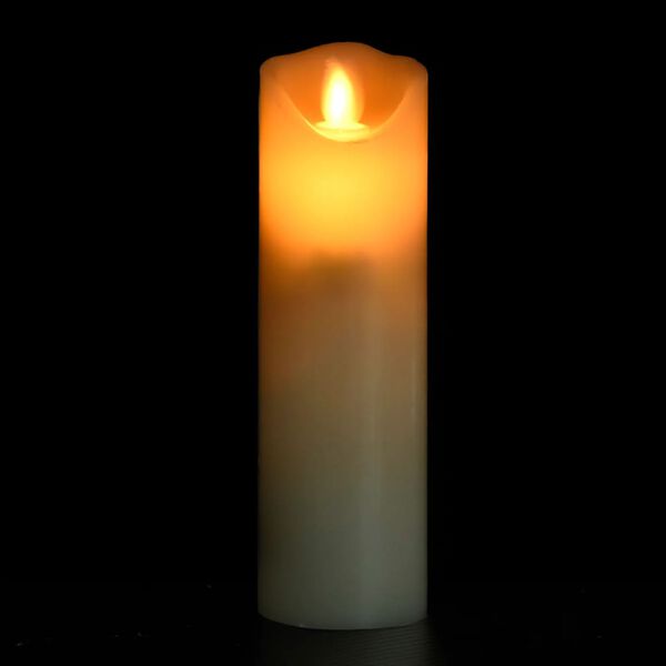 vidaXL Bougies électriques LED 5 pcs avec télécommande Blanc chaud