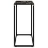 vidaXL Table console Noir 60x35x75 cm Verre tremp&eacute;