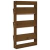 vidaXL Jardini&egrave;re murale 3 niveaux 60x18,5x110 cm brun miel pin massif