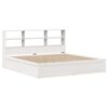 vidaXL Cadre de lit sans matelas blanc 200x200 cm bois massif de pin