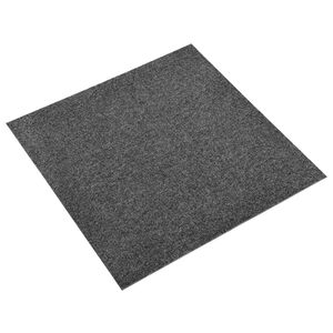 vidaXL Tapis 20 pc Anthracite 50 x 50 cm 100% Polypropyl&egrave;ne