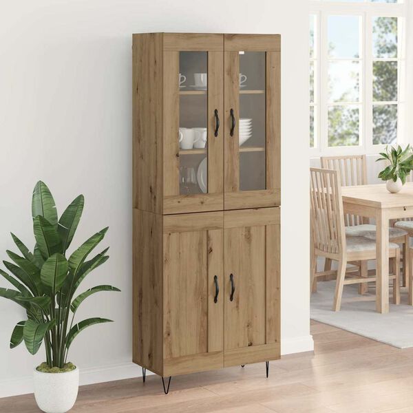 vidaXL Haut Armoire Ch&ecirc;ne artisanal 69,5 x 34 x 90 cm