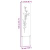 vidaXL Écran de confidentialité de jardin Floral Argenté 32 x 140 cm