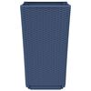 vidaXL Jardini&egrave;res 4 pcs bleu gris 32,5x32,5x57 cm PP