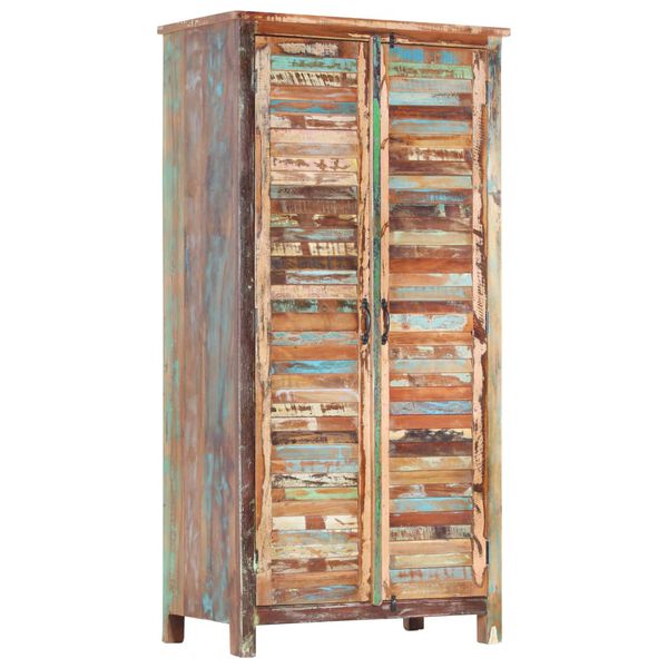 vidaXL Garde-robe 90x50x180 cm Bois de r&eacute;cup&eacute;ration massif
