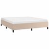 vidaXL Cadre de lit sans matelas cappuccino 180x200 cm similicuir