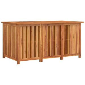 vidaXL Bo&icirc;te de rangement de jardin 150x80x75 cm bois massif d'acacia