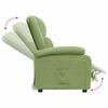 vidaXL Fauteuil inclinable vert clair velours