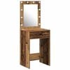 vidaXL Table de Toilette Bois ancien 50 x 41 x 135 cm