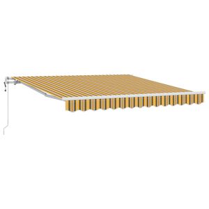 vidaXL Auvent R&eacute;tractable Multicolore 300 x 250 cm tissu